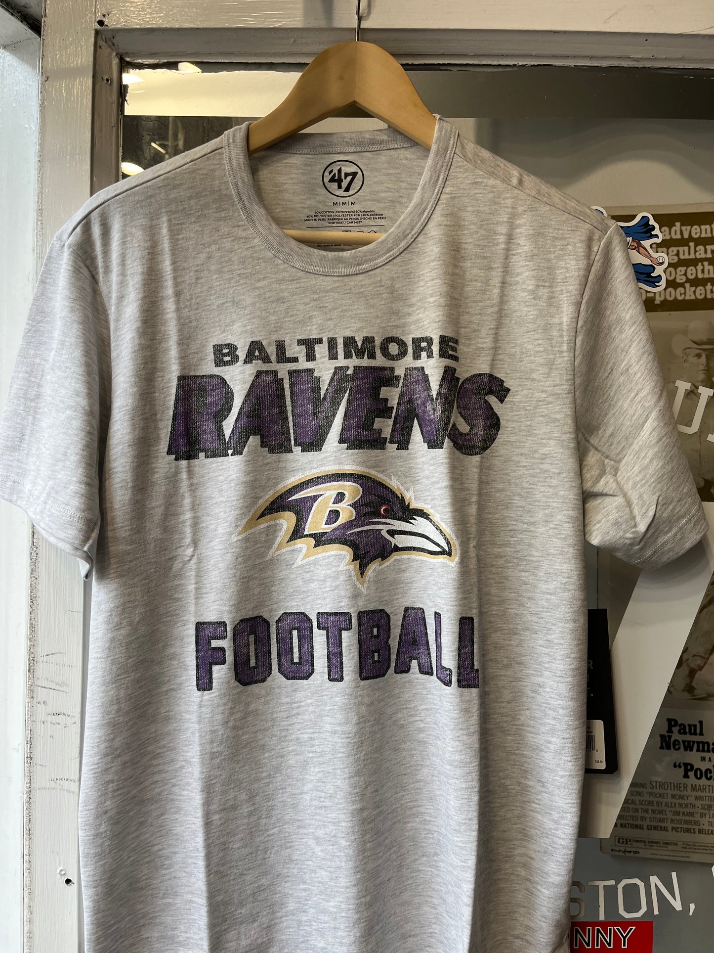 Baltimore Ravens Franklin Tee - 47 Brand (Grey)