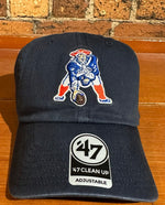 New England Patriots Retro Logo Clean Up Hat - 47 Brand
