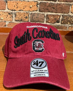 Ladies South Carolina Gamecocks Script Clean Up Hat - 47 Brand