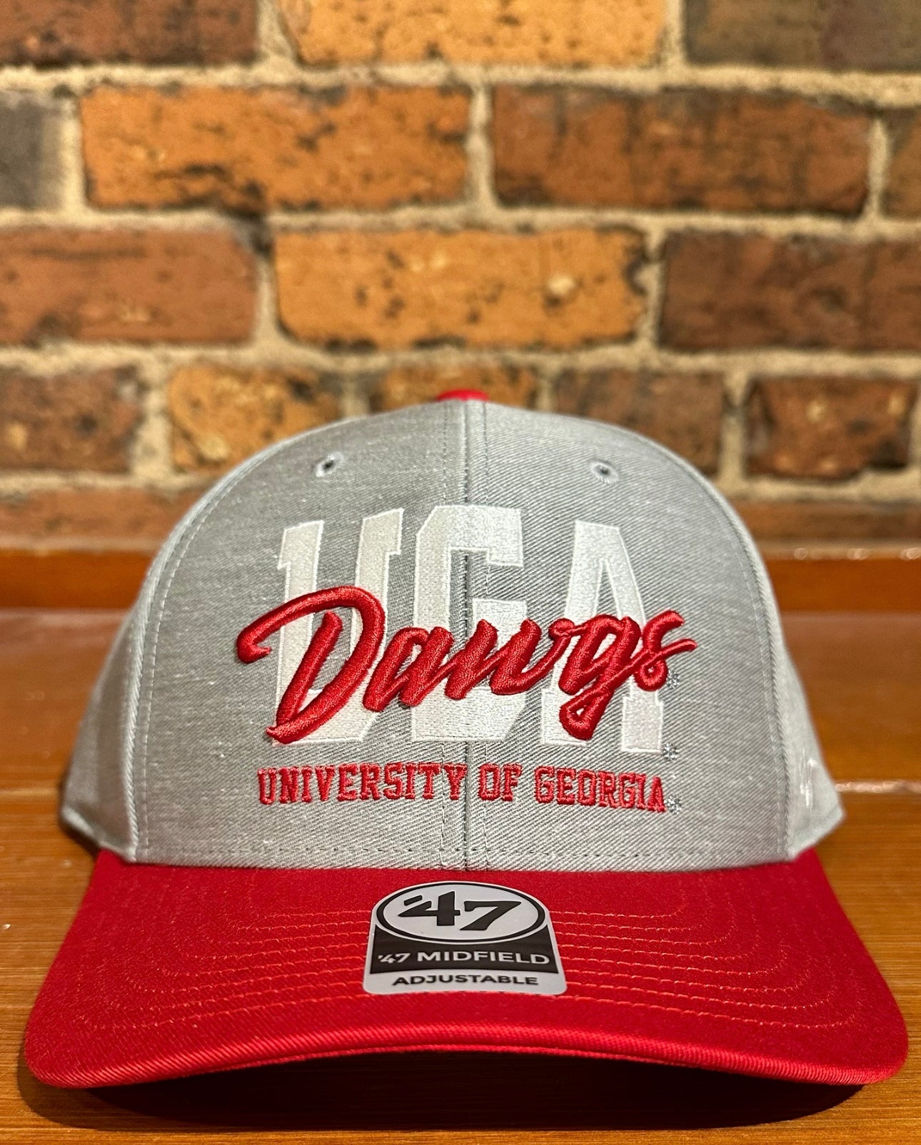 Georgia Bulldogs Local State Midfield Hat - 47 Brand