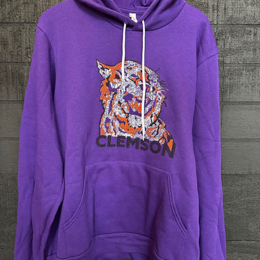 Clemson Tiger Head Hoody