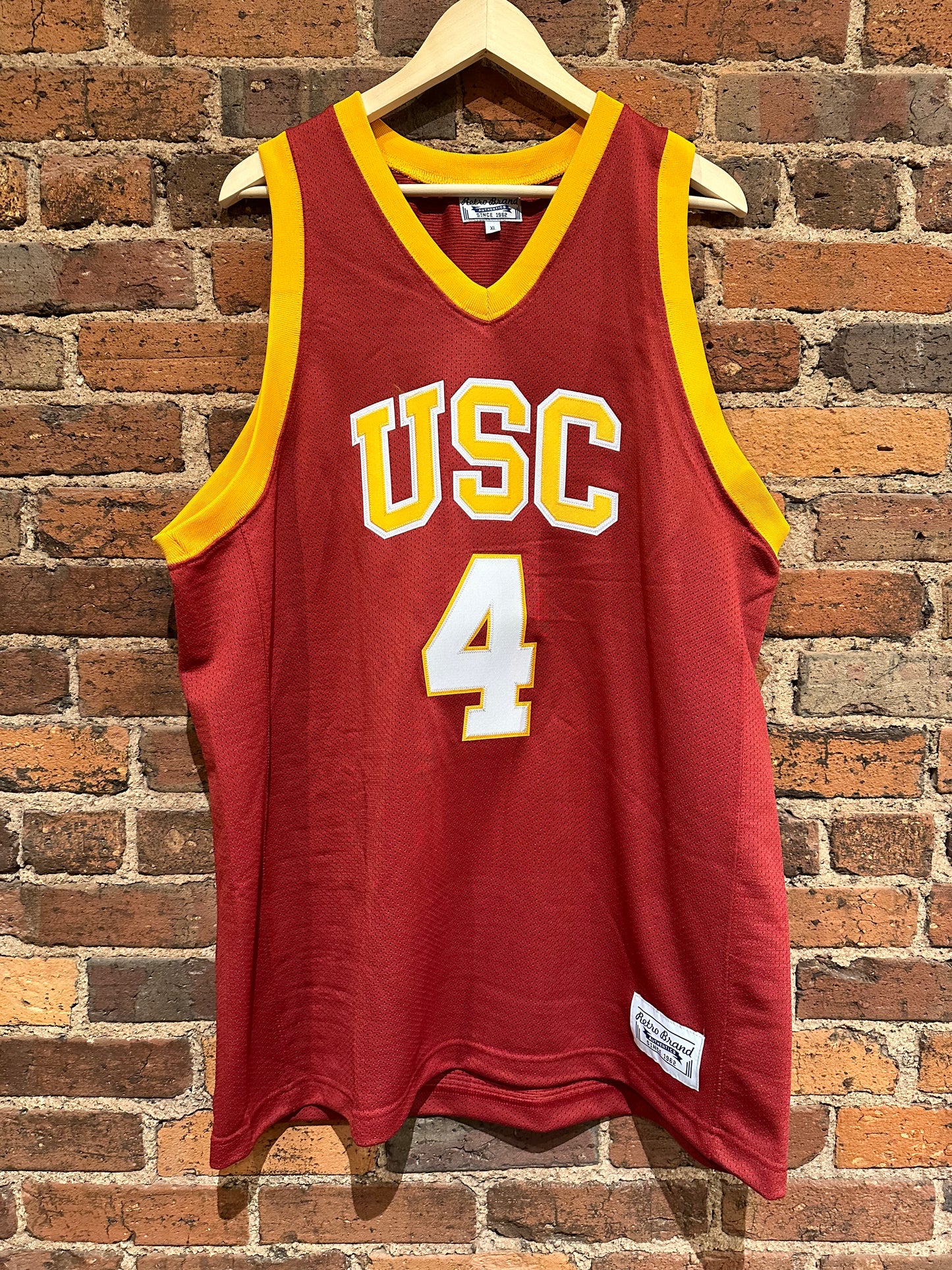 USC Trojans E. Mobley #4 NCAA Jersey - Retro Brand