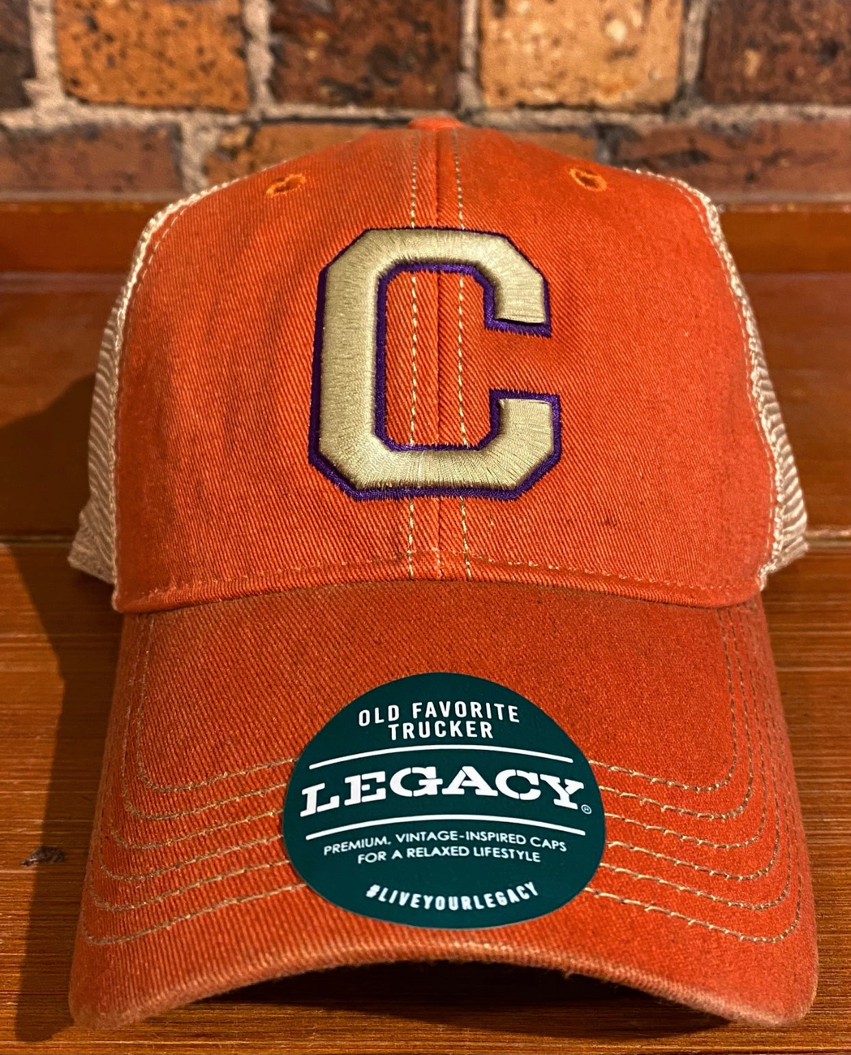 Clemson Block C Legacy Trucker Hat