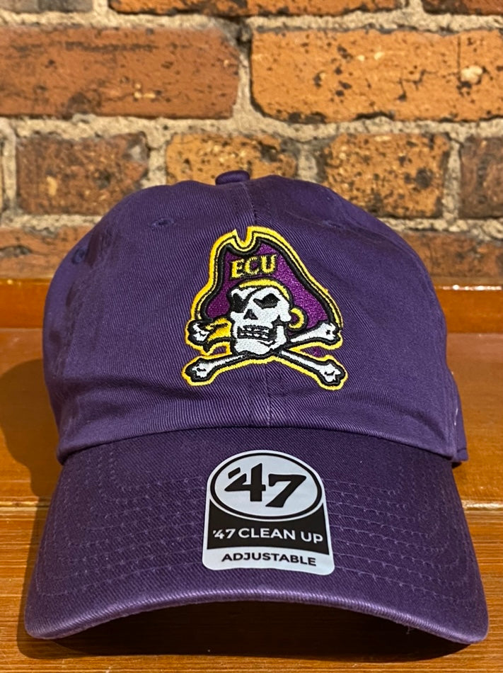 East Carolina Pirates (ECU) Clean Up Hat - 47 Brand