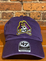 East Carolina Pirates (ECU) Clean Up Hat - 47 Brand