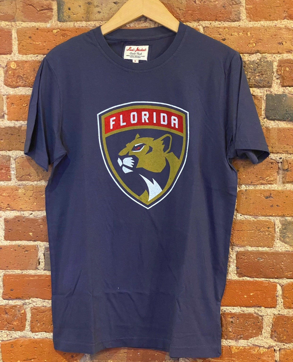 Florida Panthers Brass Tacks Tee - Red Jacket