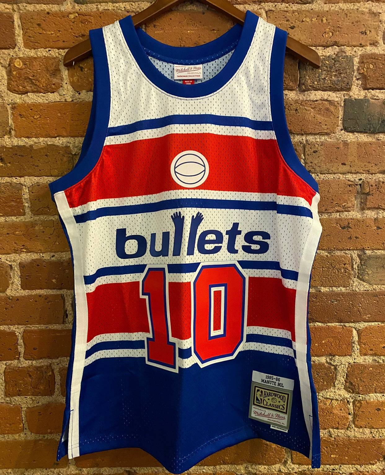 retro washington bullets jersey